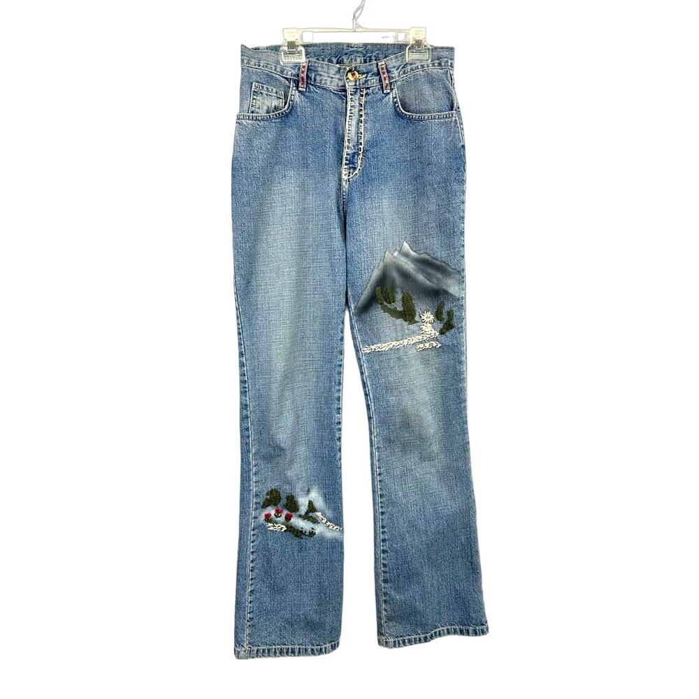 Geiger of Austria "Isabella G." *Rare* Artsy Boot  High Rise Jean 6 MSRP $295